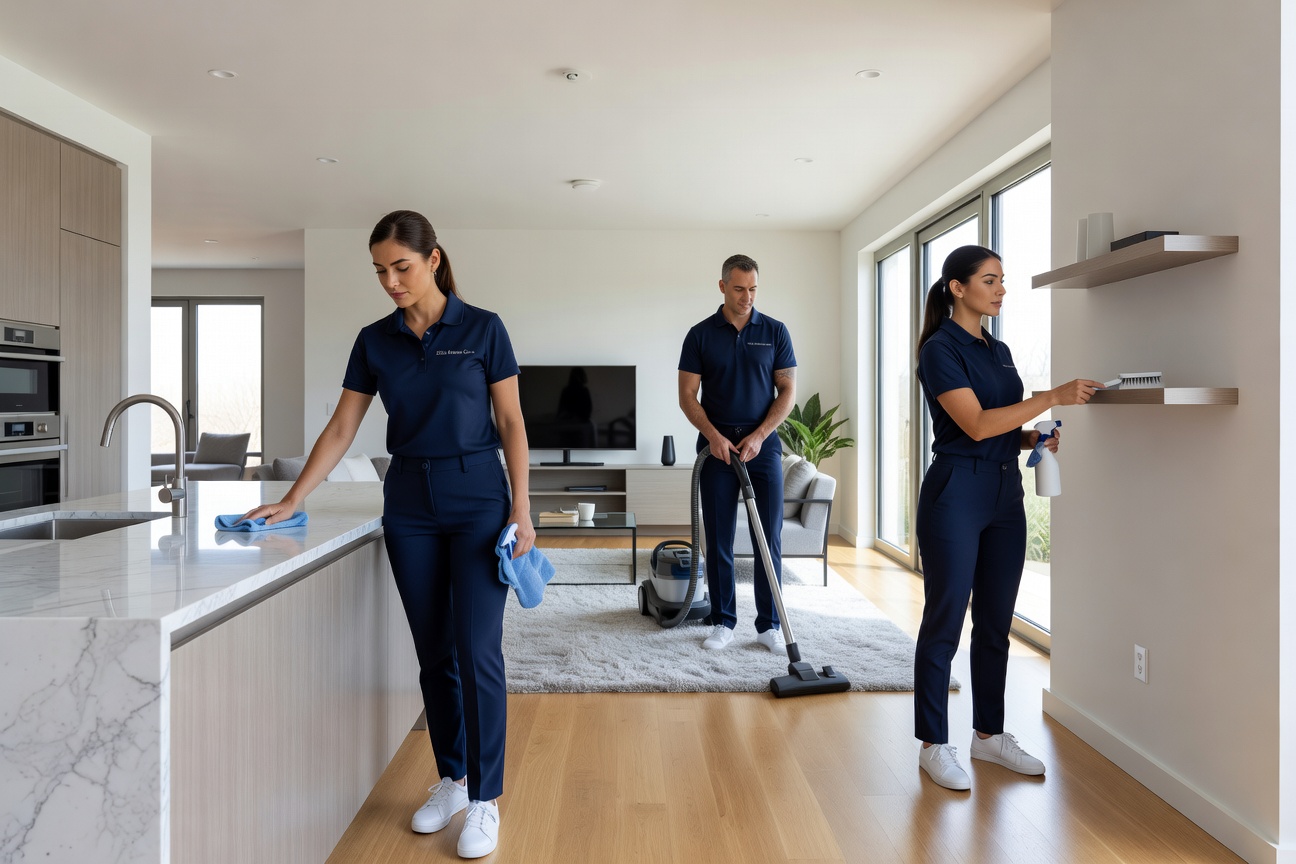 Premium cleaning in action